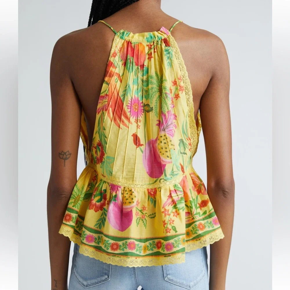FARM Rio NWT Fruit Garden Cotton Camisole large - Picture 4 of 13
